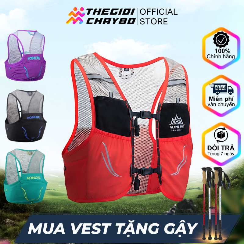Aonijie C932 Running Water Vest ความจุ 2.5 ลิตร - แสงอัลตร้า ระบายอากาศ มาราธอน เดินป่า ปีนเขา...