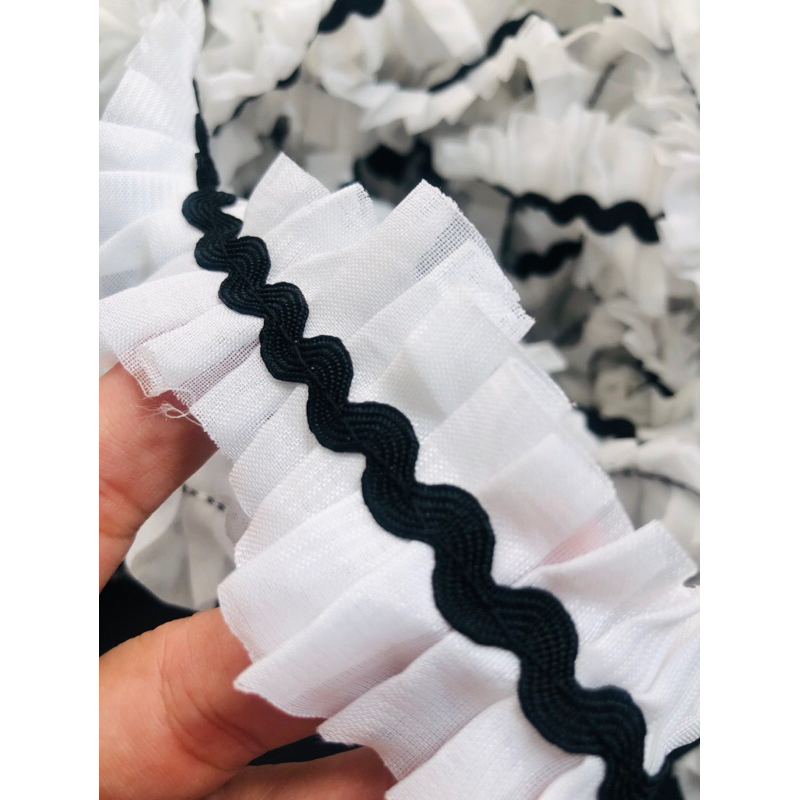PL46 - 5m สายชายจีบ ขนาด 4cm x 1m