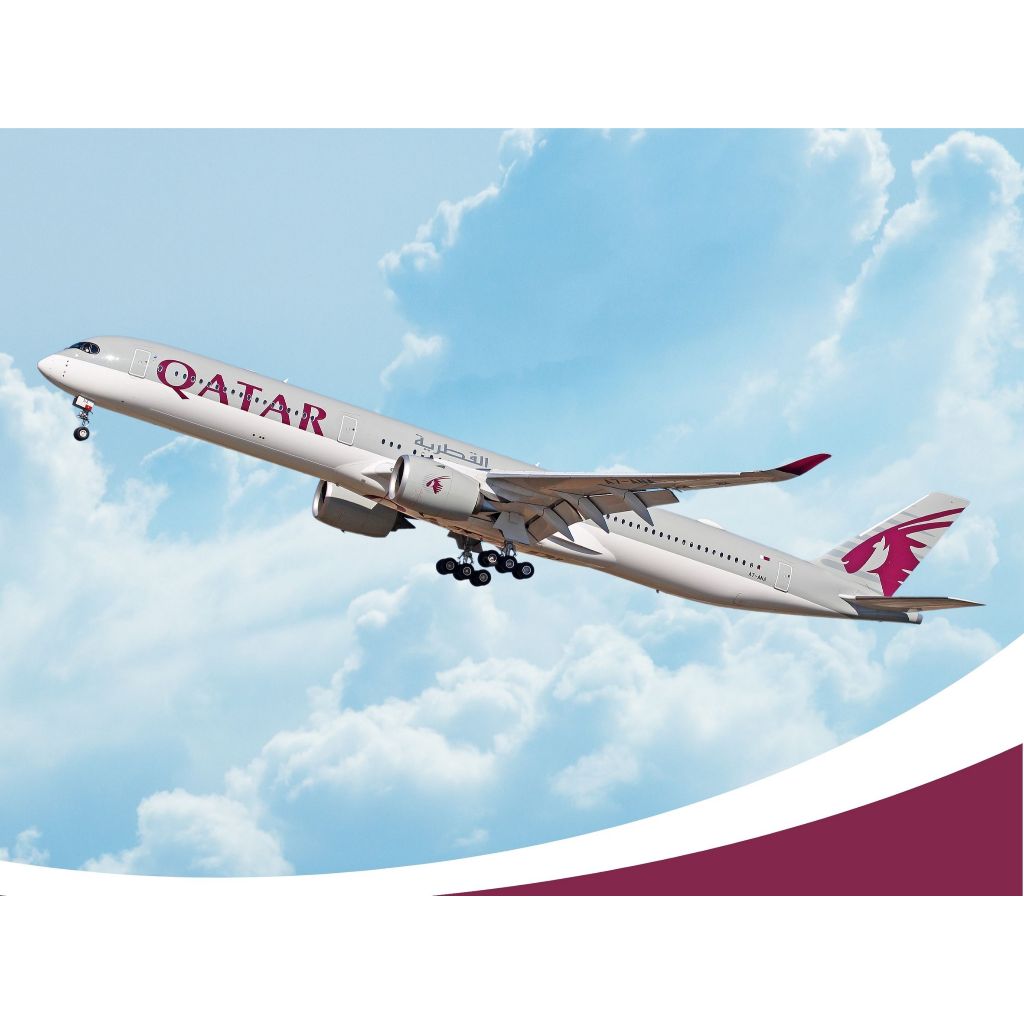 AIRBUS กระดาษเครื่องบินเชิงพาณิชย์ รุ่น A350-900 และ A350-1000 QATAR การบิน