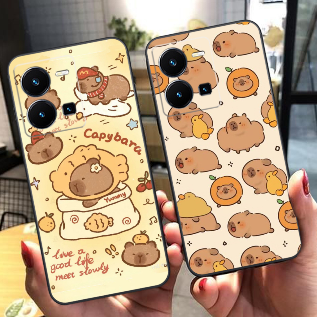 Vivo Y35 / V25 / V25E / Y22S / T1 5G capybara เทรนด์ร้อนแรง น่ารัก ราคาถูก CASE/KEY CASE