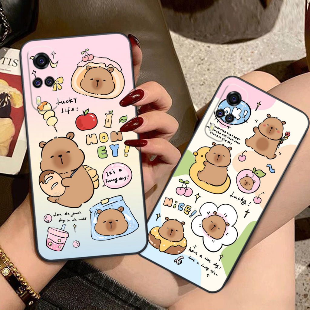 Vivo Y51S - Y51 2020 - Y72 - Vivo Y53S CASE ทรงคาปิบาระ เทรนด์มาแรง น่ารัก ราคาถูก/KEY CASE