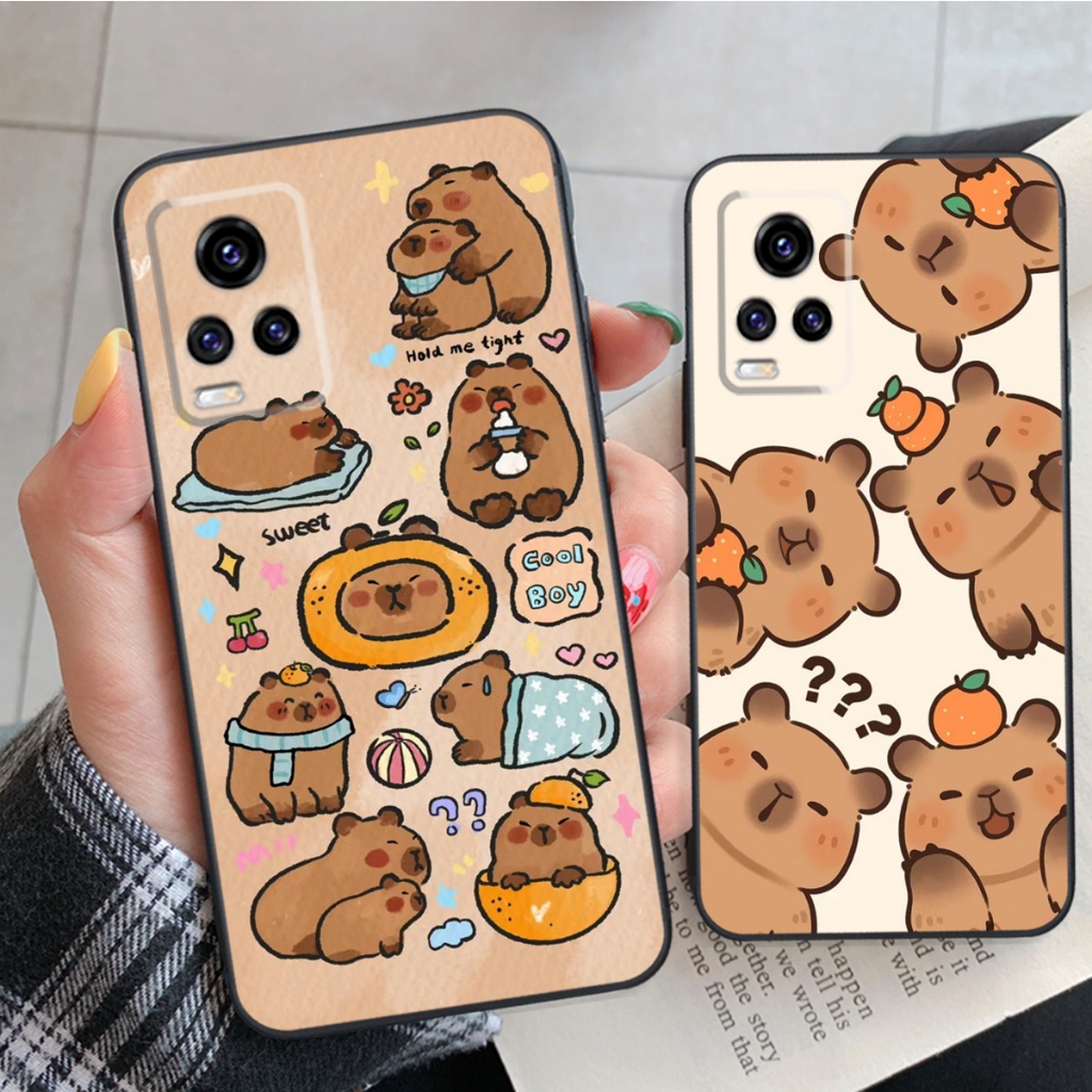 Vivo V20 / V20 SE / V21 / V21E CASE รูปทรงคาปิบาระ เทรนด์มาแรง น่ารัก ราคาถูก/KEY CASE