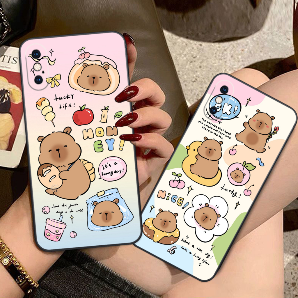 Iphone X/XS-IPHONE XR-IPHONE XS MAX CASE ทรง capybara เทรนด์มาแรง น่ารัก ราคาถูก/KEY CASE