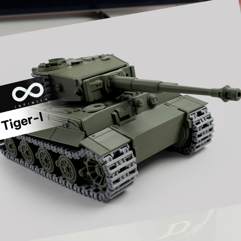 ชุดโมเดลรถถัง Tiger-i Late Ver2
