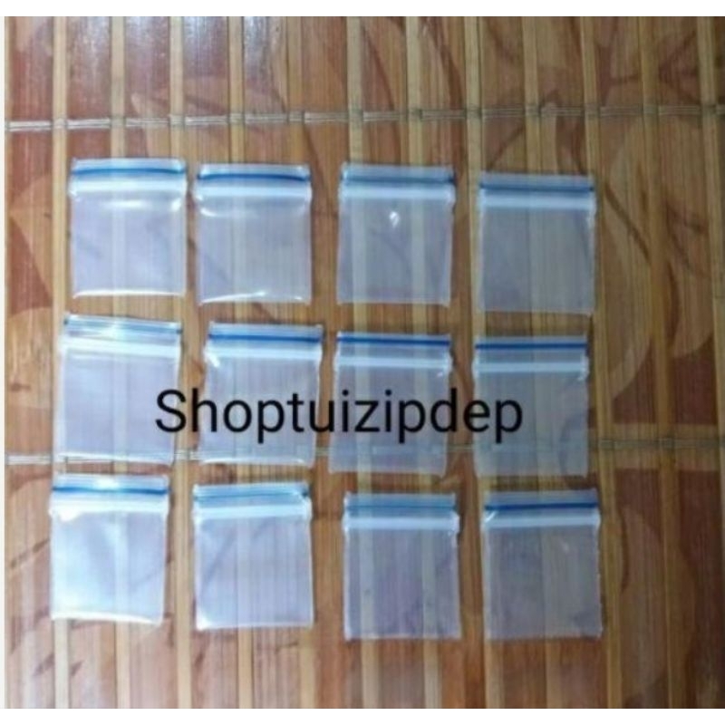 Combo ถุงซิปจิ๋ว 400 ใบ 2x2.5 (200c) และ 3x3 cm (200c)