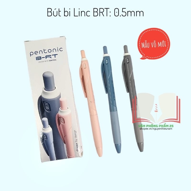 ปากกาลูกลื่น Linc pentonic B-RT ปลายปากกา 0.5 มม.