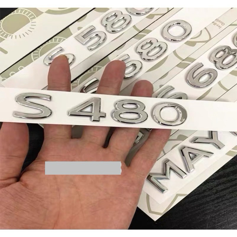EMERGED โลโก้ S480 S580 S680 GLS680 GLS600 GLS580 MAYBACH FOM 2021 ขึ้นไปคุณภาพสูงพร้อมแสตมป์แบรนด์