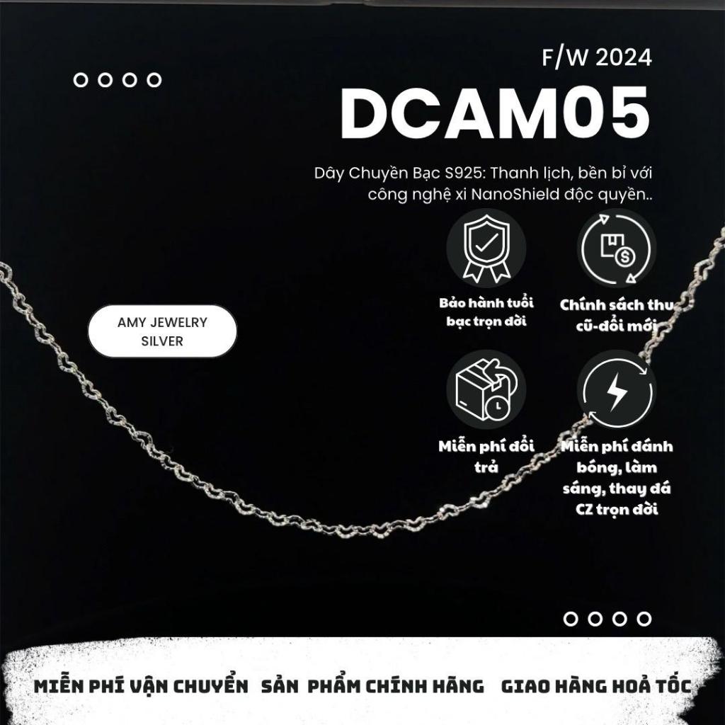 DCAM05 S925 สร้อยคอเงิน (NOT INCLUDED) พร้อมเทคโนโลยีขัดเงา NanoShield