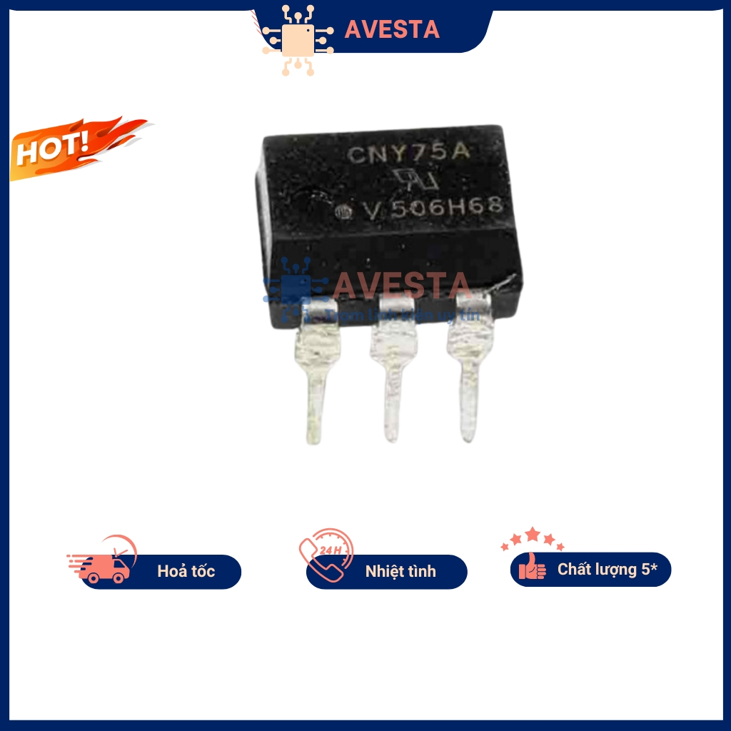 แสง Ic CNY75A DIP-6 VISHAY Aveta.