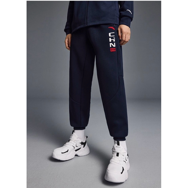 (Size L) กางเกงวอร์มกีฬาเรียบสําหรับผู้ชาย Anta 952237744