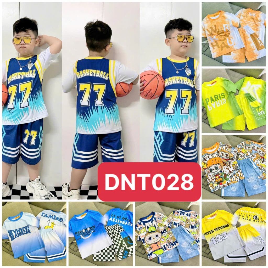 11-45กิโลกรัม ชุดต้นขาสั้นสําหรับเด็กชายและเด็กหญิงที่ทําจากยางยืดเย็น 3ง แบบ 1 DNที027