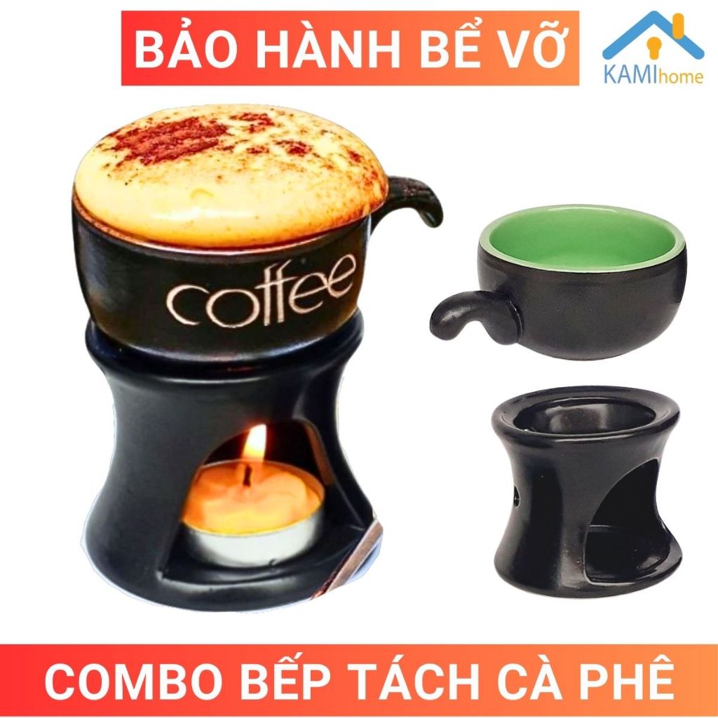 ถ้วยกาแฟชาสไตล์เตาเทียนร้อนเซรามิกเวียดนาม รหัส 25004
