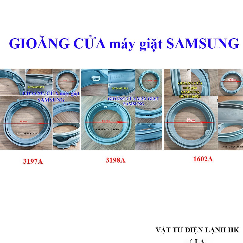 Samsung ปะเก็นประตูเครื่องซักผ้า DC64-03197A DC64-03198A 197A 198A ปะเก็นแนวนอน 6kg 7kg 8kg 8.5Kg 9kg 10kg ปะเก็นประตูด้านหน้า