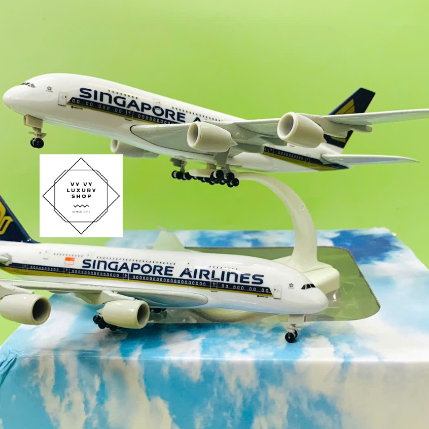 AIRLINES 1/400 METAL MODEL AIRBUS A380-800 (20CM) FULLBOX