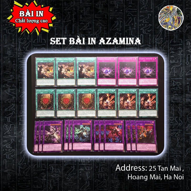 [การ์ดพิมพ์ลาย Yu-gi-oh] ชุดการ์ดพิมพ์ลาย (121) - Azamina