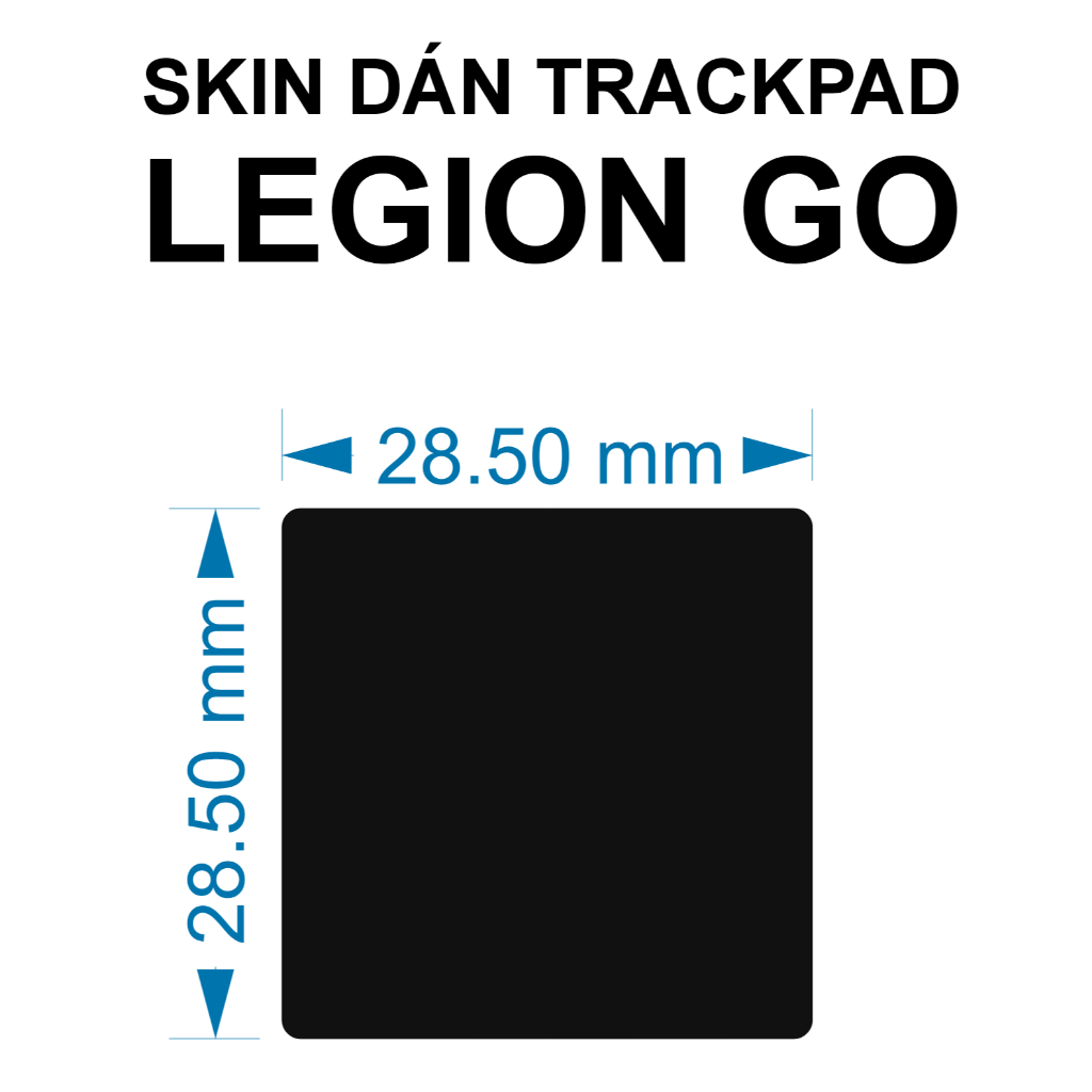 สติ๊กเกอร์ Trackpad Skin for Legion Go / Go 2 | ฟิล์มนูน 3M | ขออัพออนแบบกําหนดเอง