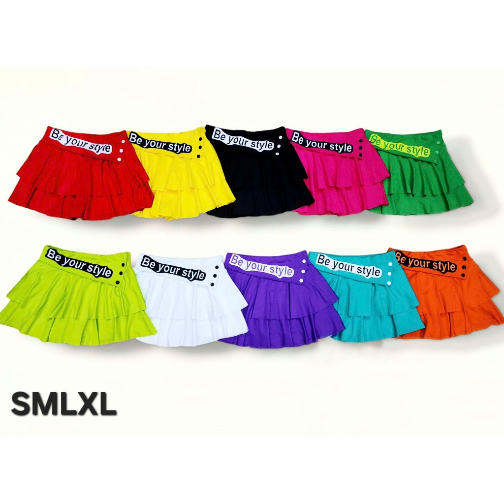 รุ่นใหม่ GYM AEROBIC ZUMBA JUMPING TWO-LAYER DRESS สําหรับผู้หญิง