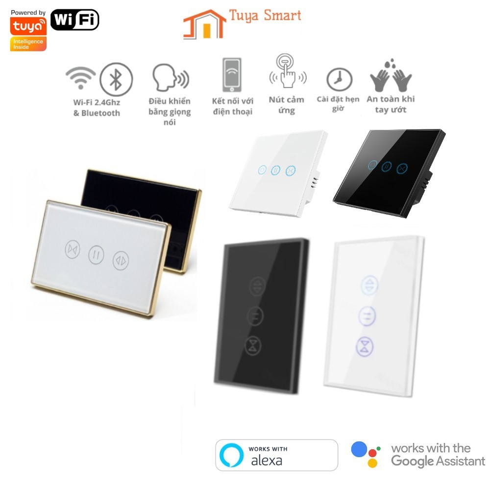 สวิตช์ประตูม้วน / ม่านอัจฉริยะ Wifi, Zigbee APP Tuya / SmartLife Control, คําสั่งเสียงเพื่อเปิดประตูม้วนระยะไกล