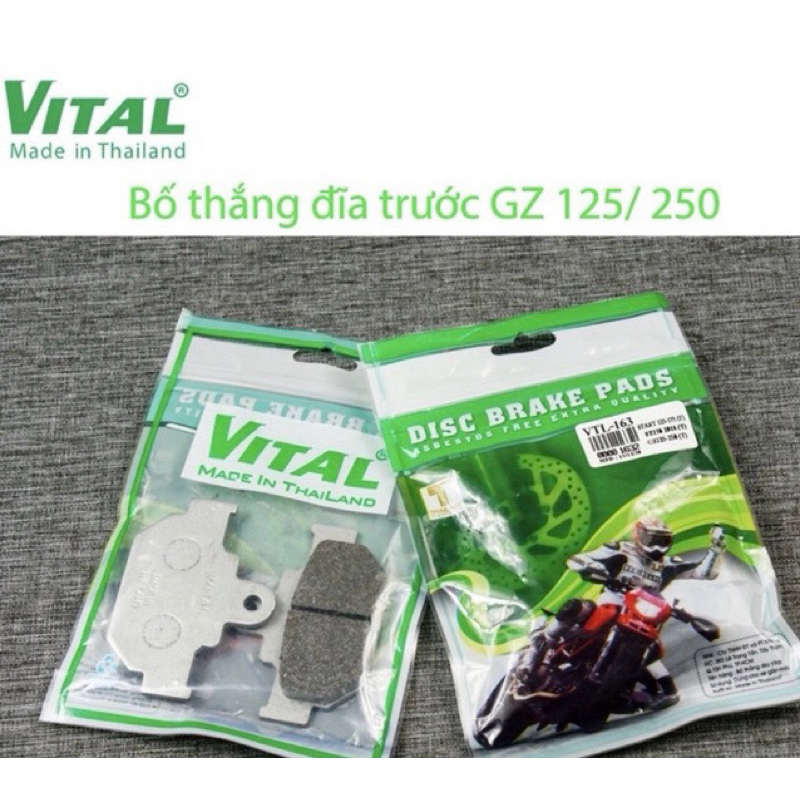 ผ้าเบรคหน้า Suzuki GZ125HS VITAL MADE IN THAILAND
