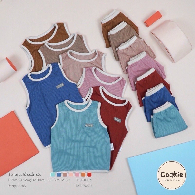 Cookie - ชุดเสื้อกล้ามและกางเกงขาสั้น CK171022.01