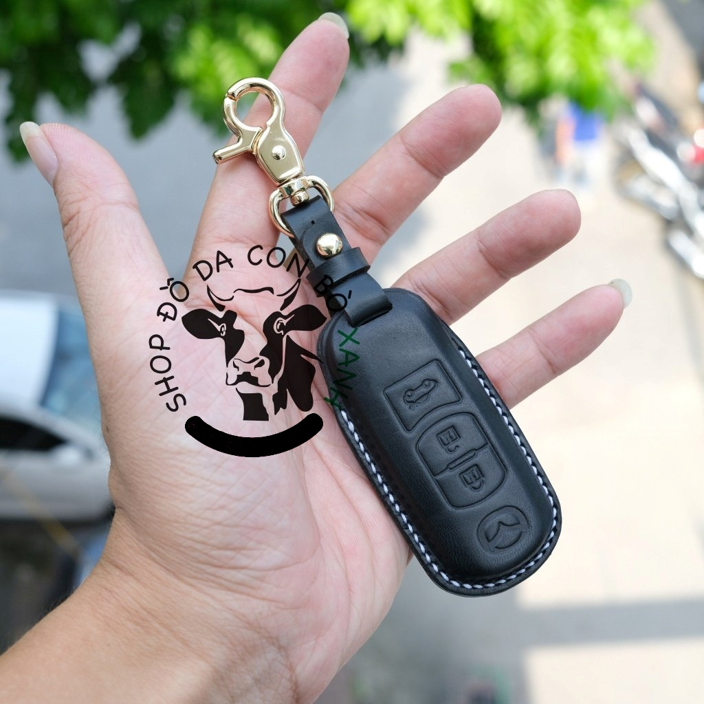 เคสกุญแจหนังแท้แฮนด์เมดสําหรับ Mazda 2, Mazda 3, Mazda 6, CX5, CX8, CX9 002e