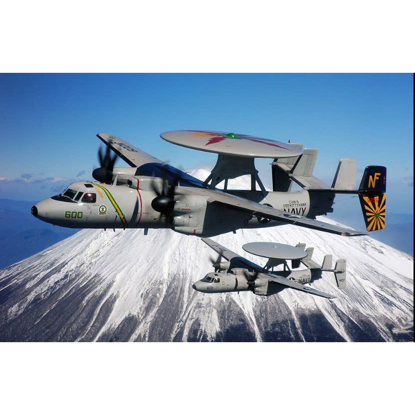 โมเดลประกอบ เครื่องบินเตือน E-2C Hawkeye 1/72