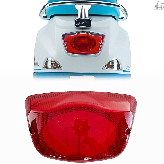 ฝาครอบกระจกไฟท้าย Vespa LX LXV ทุกรุ่น