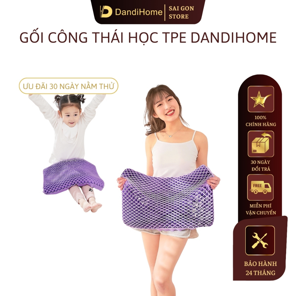 หมอนตามหลักสรีรศาสตร์ DandiHome TPE - อาการปวดคอและไหล่