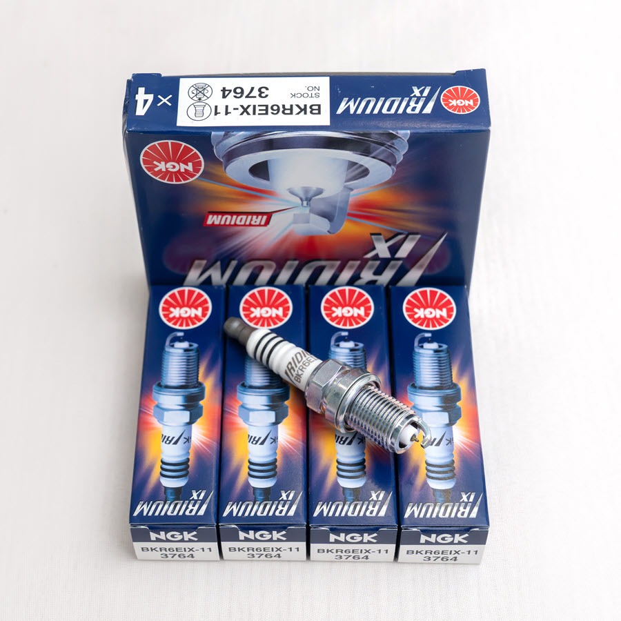 [GENUINE] หัวเทียน NGK IRIDIUM BKR6EIX-11 Made in JAPAN/Thailand SHORT FOOT 16 HEXAGONAL UNIVERSAL ส