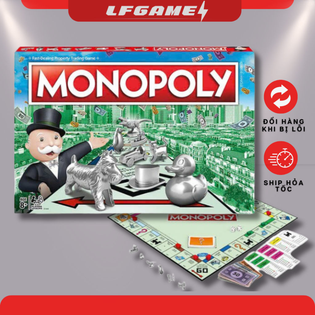 [PREMIUM] MONOPOLY NEW TOKEN Basic MONOPOLY Board game Set