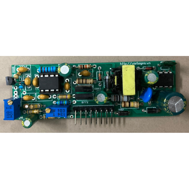 บอร์ด PCB เพิ่มแรงดันสีขาว PFC INPUT 160-350VDC OUTPUT 390VDC 3KW