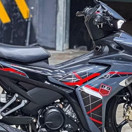 สติ๊กเกอร์ REMOVABLE Y16ZR BLACK ORANGE EX155 VVA CEMENT GREY PDC
