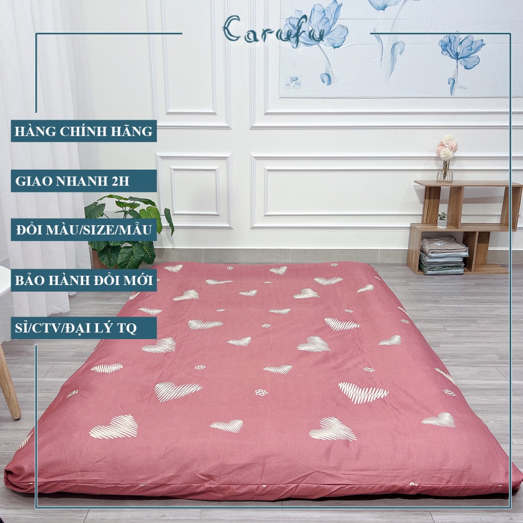 ราคาถูก ผ้าคลุมที่นอน 3 พับ 1m 1m2 1m4 1m6 1m8 2m | โพลีคอตตอน พรีเมี่ยม | รถฟู