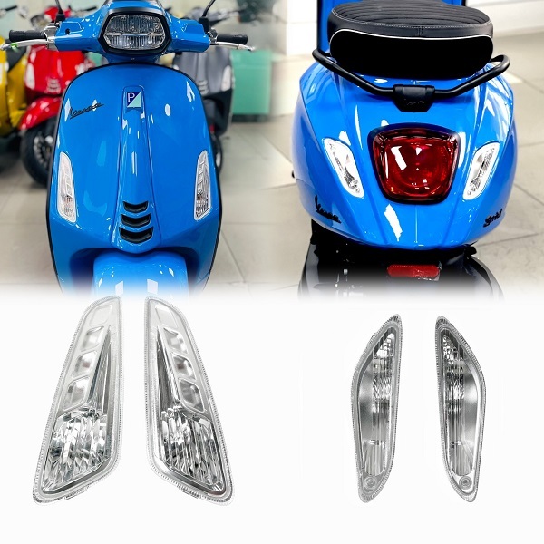 ชุดไฟเลี้ยวหน้าและหลังสําหรับ Vespa Sprint Primavera No Shadow