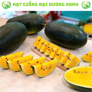 [30 Hạt] Hạt giống Dưa hấu ruột vàng siêu năng suất(Tặng kèm phân bón)