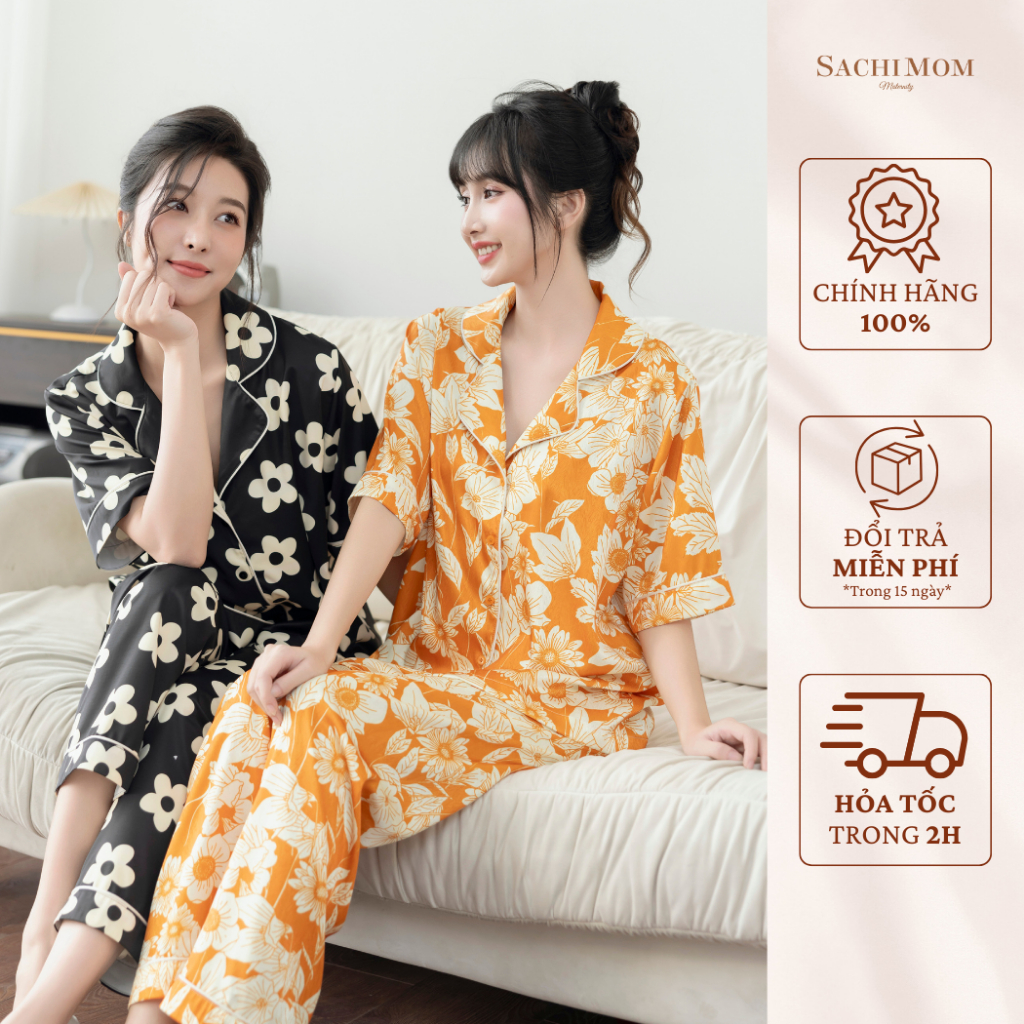 SACHIMOM - JENNA PYJAMA Silk Home Wear Set