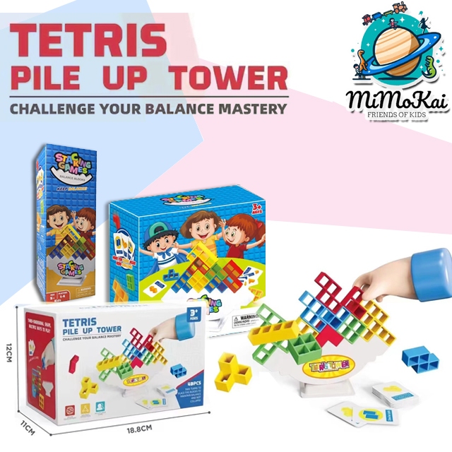 เกมบล็อกสมดุล Tetris Tower 2 - 4 คน