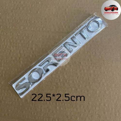 SORENTO อักษรนูน ABS ใช้ด้านหลัง Kia Sorento