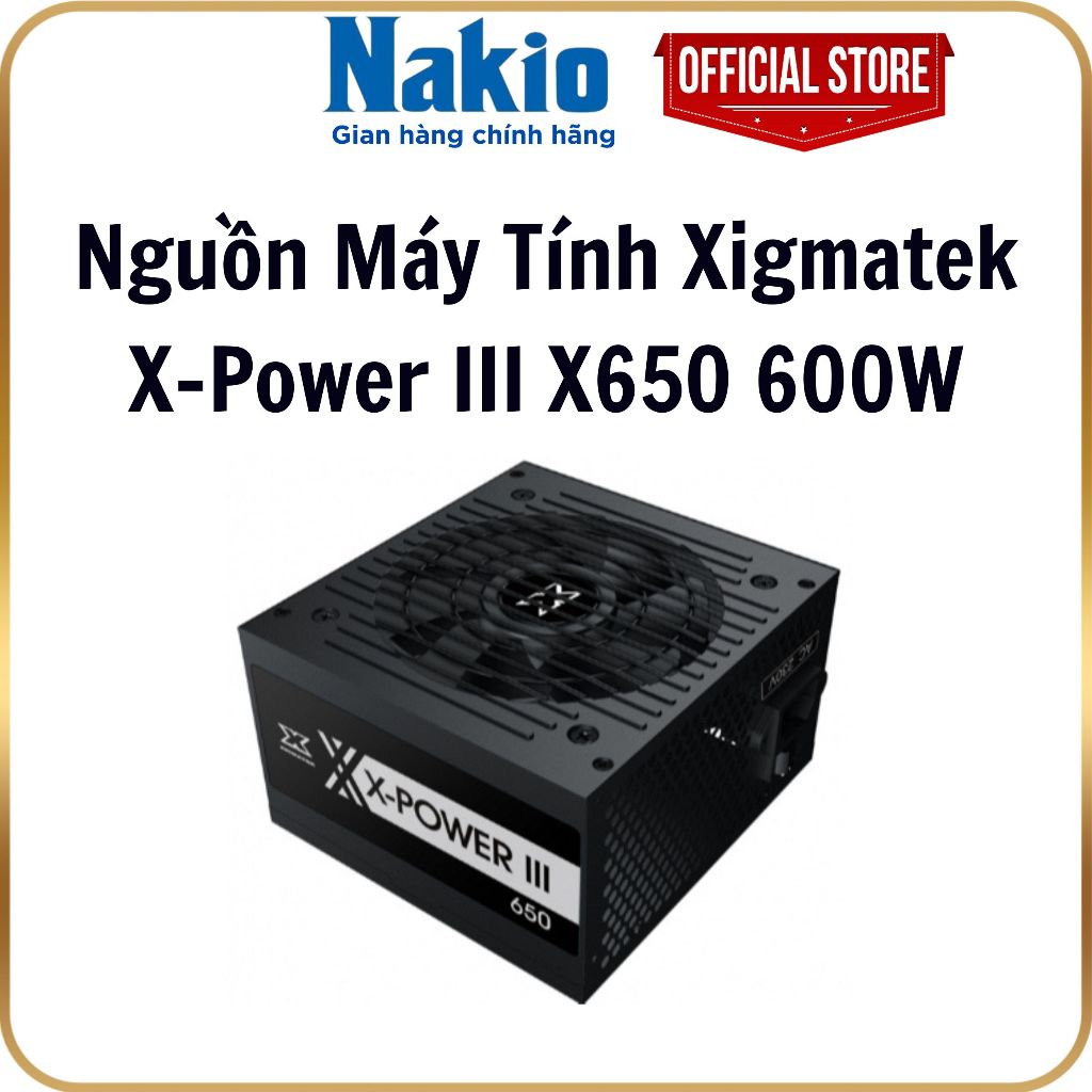 คอมพิวเตอร์ แหล่งพลังงาน XIGMATEK X-POWER III X650 600W -