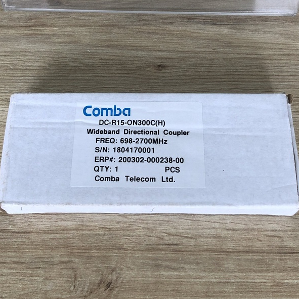 1 IBS coupler (15dB) 698 - 2700 MHz, -150dbc @ 2x43dBm, 300w, DC-R15-ON300C(H) Comba