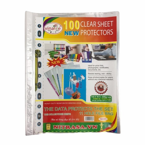 Nitrasa ND 031 ฝาครอบรู 100 แผ่น A4