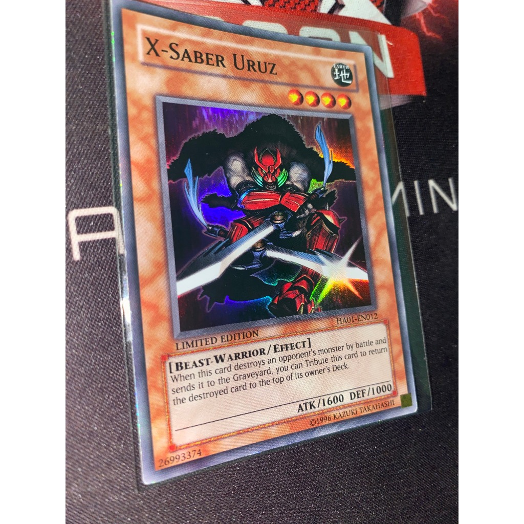 X-Saber Uruze - HA01-EN012 - Super Rare 1st Edition