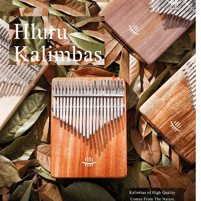 Hluru kalimba 21 คีย์ North American ไม้วอลนัทสีดํา -IME1368 สินค้าแท้