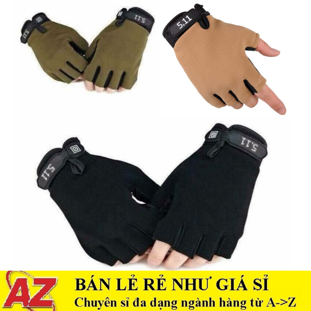 ถุงมือไร้นิ้ว 511 ถุงมือกันแดด 511