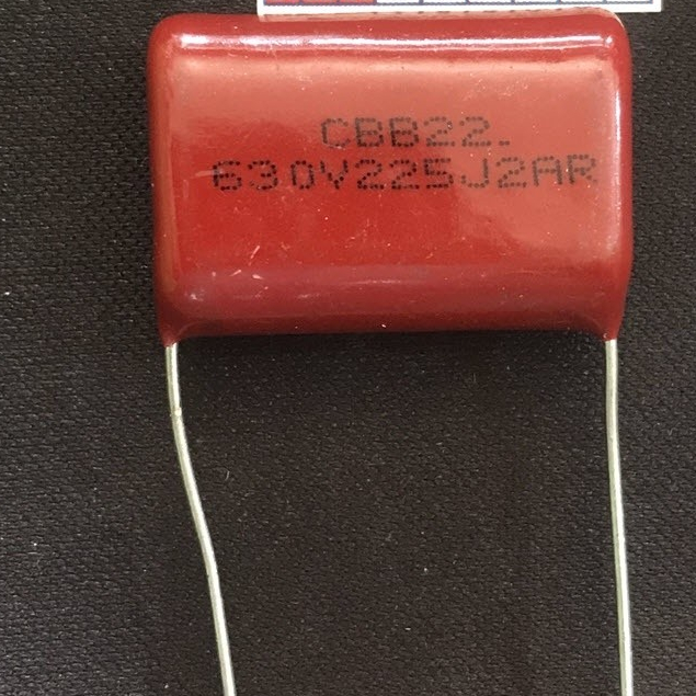 กระเป๋า 10 ตัวเก็บประจุเครื่องเชื่อม CBB22J-630V225j ตัวเก็บประจุใหม่ 225K630V 225j 630V 25 มม.pin