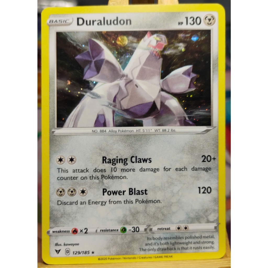 [KW2 Pokemon] [EN] Duraludon Pokemon Card - 129/185 - Alternate Holo Promo