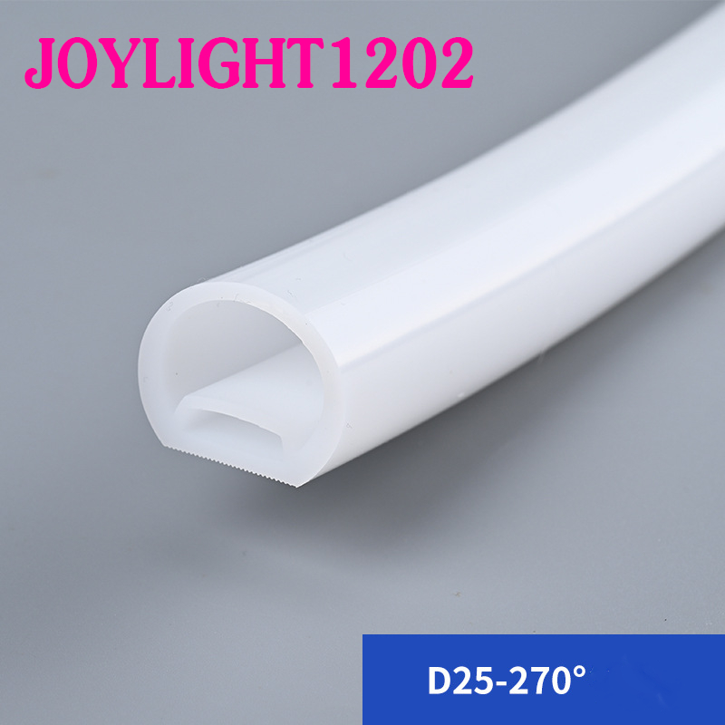 ท่อซิลิโคนทรงกลม 270 องศา 25 มม. - ตะปูลวด LED แบบยืดหยุ่น ซิลิคอนงอ - แถบโปรไฟล์ยืดหยุ่น / โค้งมน / ซิลิคอน