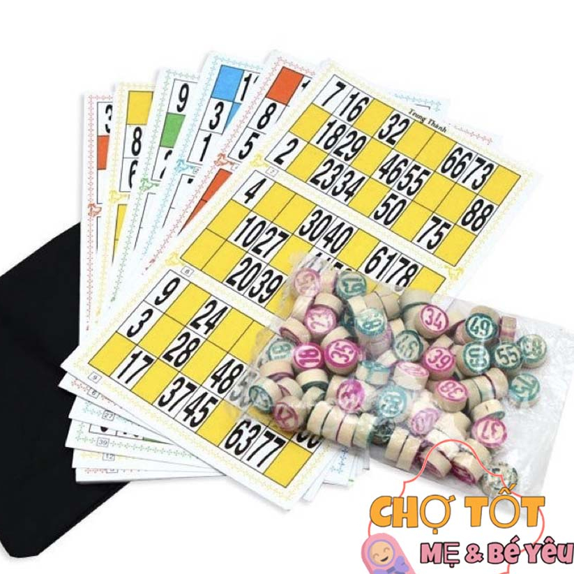 ชุดเกม Paper Lotto (Bingo Lotto Vietnam)_Loto Bag