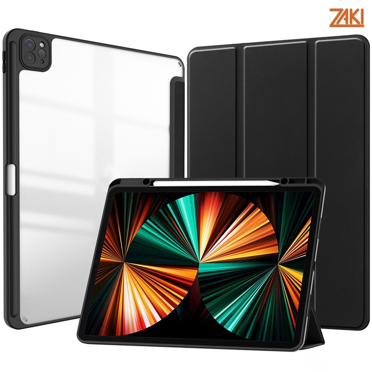 ซองหนัง IPad Air 11 "M2/M3 13" M2/M3/iPad Pro M5/M4 11"/13"/iPad Pro 11 "M2/M1 Zaki SlimFit Clear