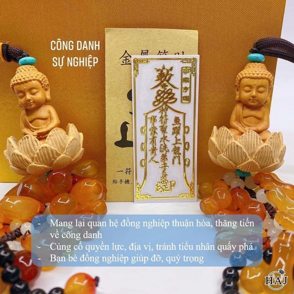 Combo สติกเกอร์ยันต์จิตวิญญาณ 4 ชิ้นสําหรับในอสังหาริมทรัพย์ DAMN - FIVE LO GOD OF WEALTH - MONEY IN